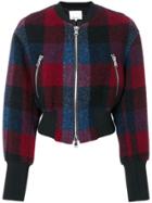 3.1 Phillip Lim Bouclé Bomber Jacket - Multicolour