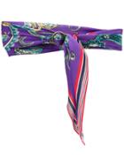 Philosophy Di Lorenzo Serafini Paisley Printed Headband - Purple