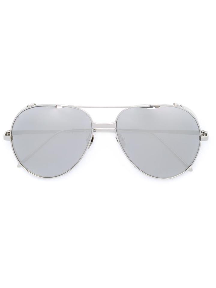 Linda Farrow Aviator Sunglsasses