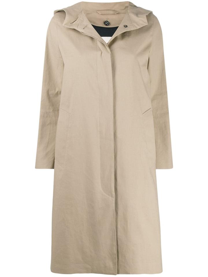 Mackintosh Chryston Fawn Raintec Cotton Hooded Coat Lm-1019fd -