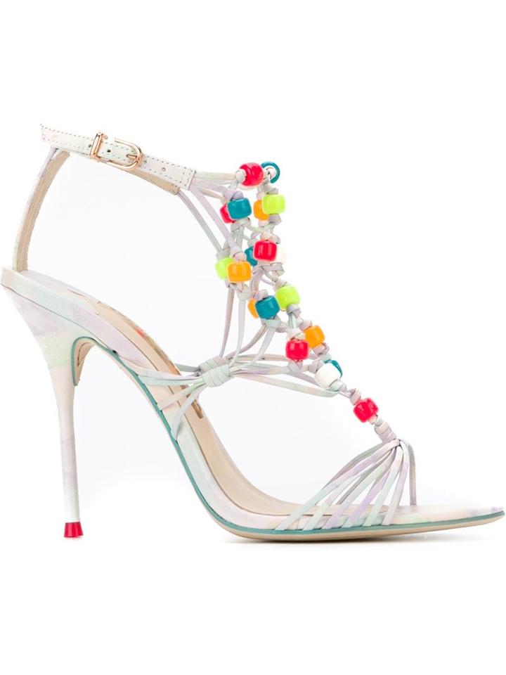 Sophia Webster Woven Beaded Sandals
