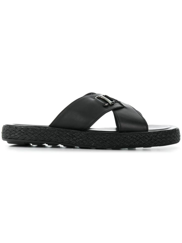 Salvatore Ferragamo Comodo Slides - Black