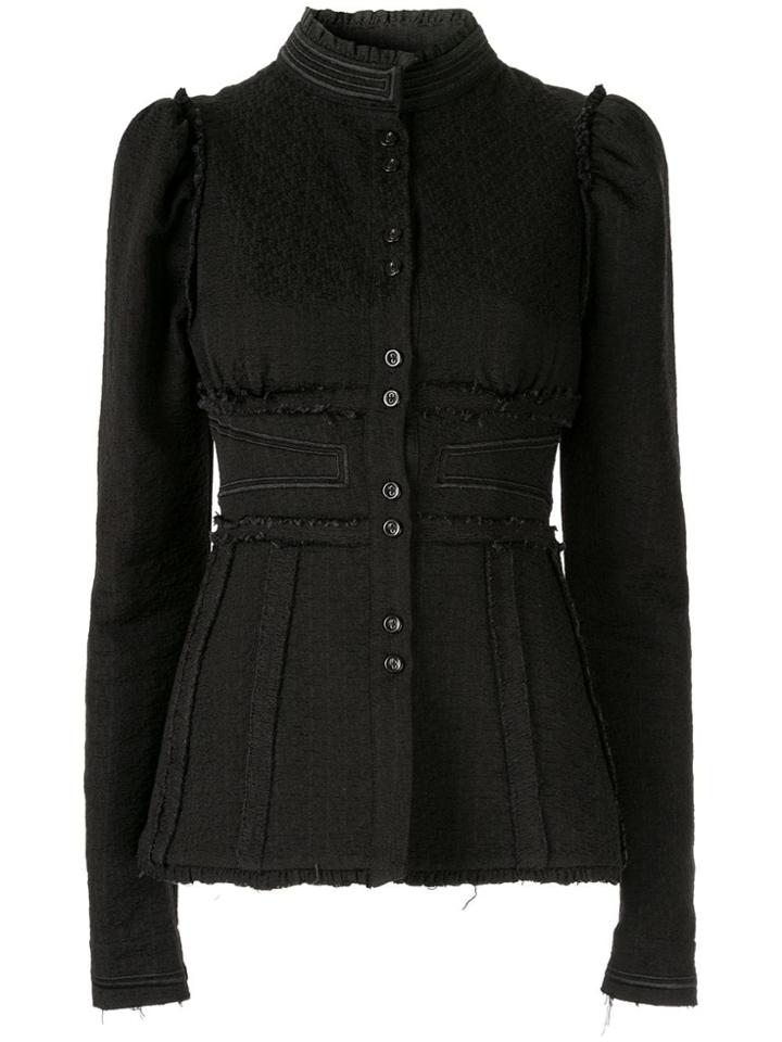 Aje Knitted Blouse - Black