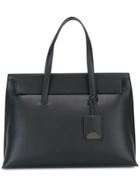 Tom Ford Tag Detail Tote - Black