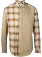 Palm Angels Multi Check Print Shirt, Men's, Size: 52, Nude/neutrals, Polyester/cotton