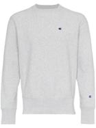 Champion Grey Reverse Weave Terry Cotton Sweatshirt