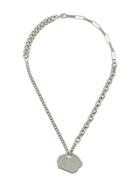 Ader Error Logo Shaped Necklace - Silver