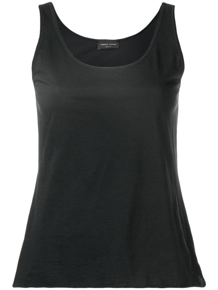 Roberto Collina Scoop Neck Tank Top - Black
