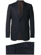 Ermenegildo Zegna Xxx Couture Textured Suit - Blue