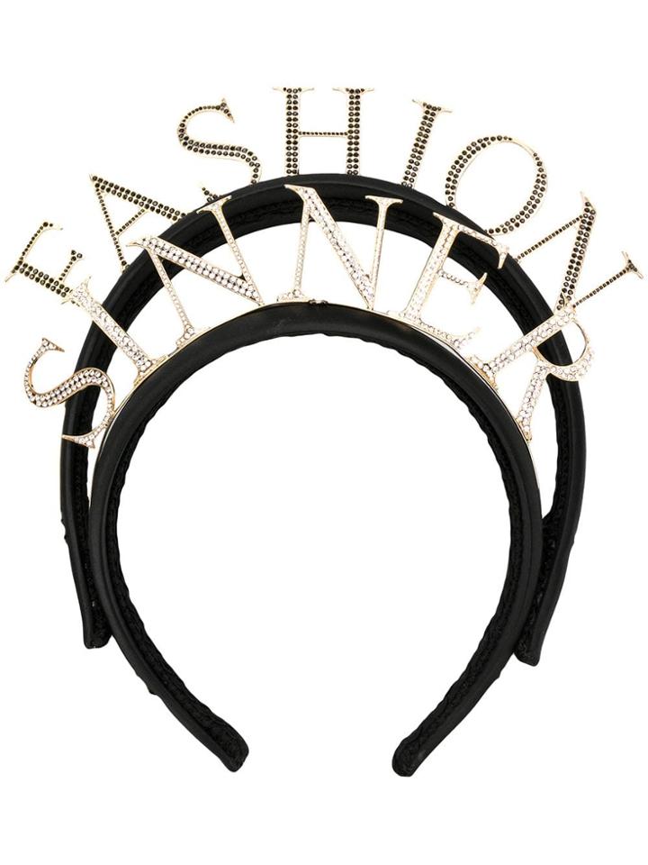 Dolce & Gabbana 'fashion Sinner' Headband - Black