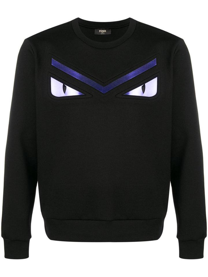 Fendi Bag Bug Eyes Sweatshirt - Black