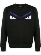 Fendi Bag Bug Eyes Sweatshirt - Black