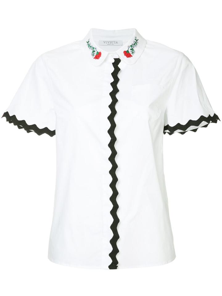 Vivetta Tione Ruffled Blouse - White