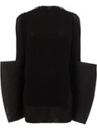 Yang Li Oversized Cuff Top - Black