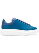 Alexander Mcqueen Low Top Platform Sneakers - Blue