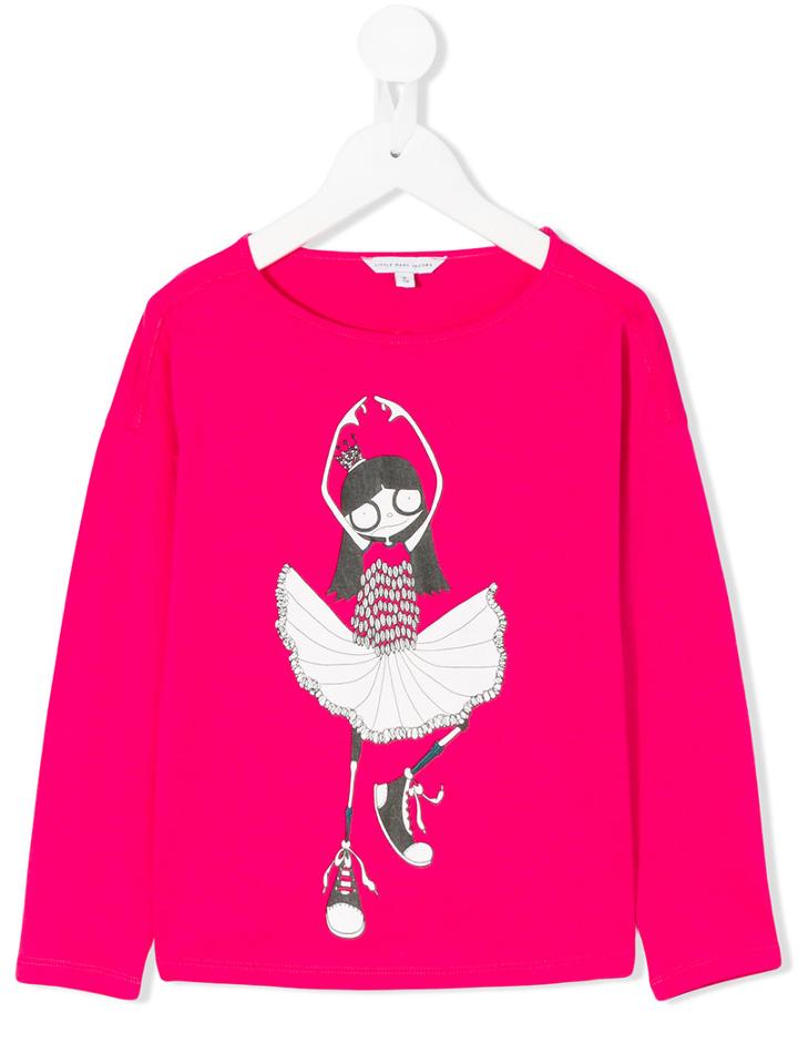Little Marc Jacobs - Printed T-shirt - Kids - Cotton/modal - 6 Yrs, Pink/purple