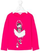 Little Marc Jacobs - Printed T-shirt - Kids - Cotton/modal - 6 Yrs, Pink/purple