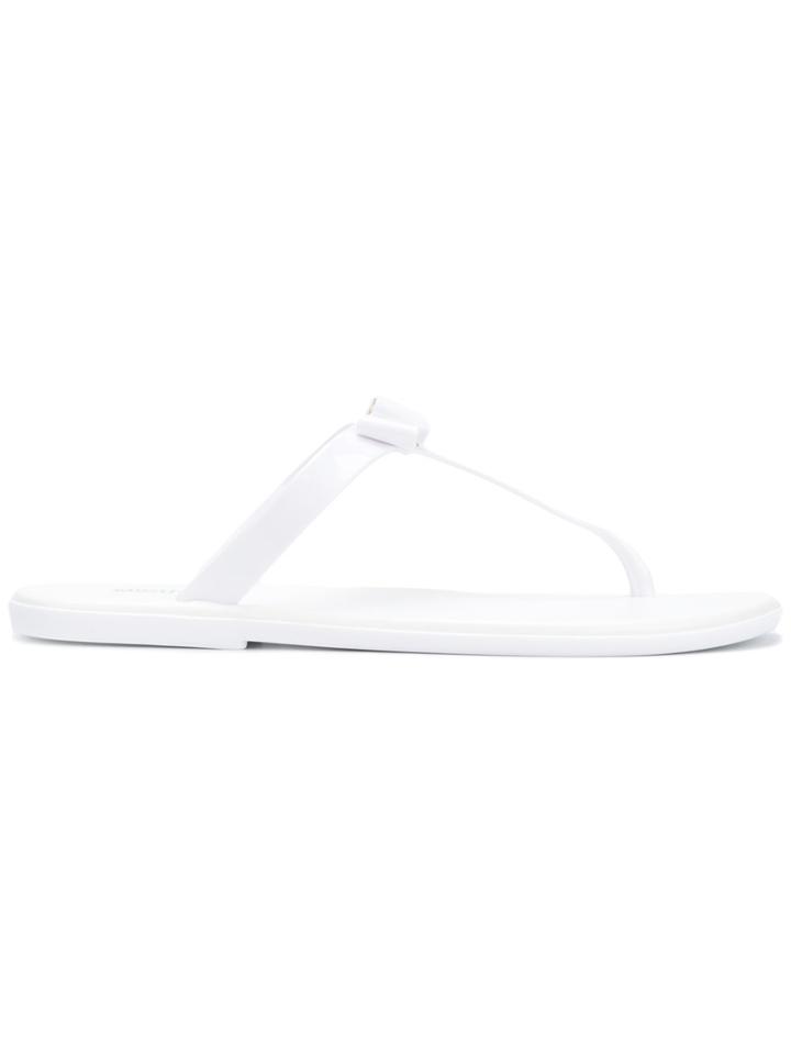 Michael Michael Kors Jelly Flip Flops - White