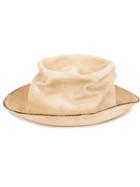 Horisaki Design & Handel Turn Up Brim Hat - Nude & Neutrals