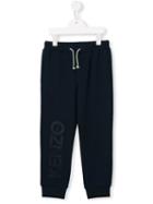 Kenzo Kids Drawstring Track Pants, Girl's, Size: 12 Yrs, Blue