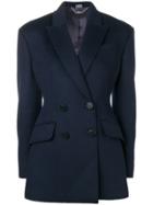 Alexander Mcqueen Double-breasted Blazer - Blue