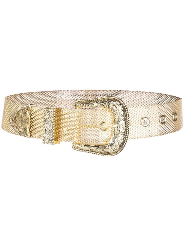 B-low The Belt Adjustable Mesh Belt - Gold