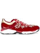 René Caovilla Bejewelled Sneakers