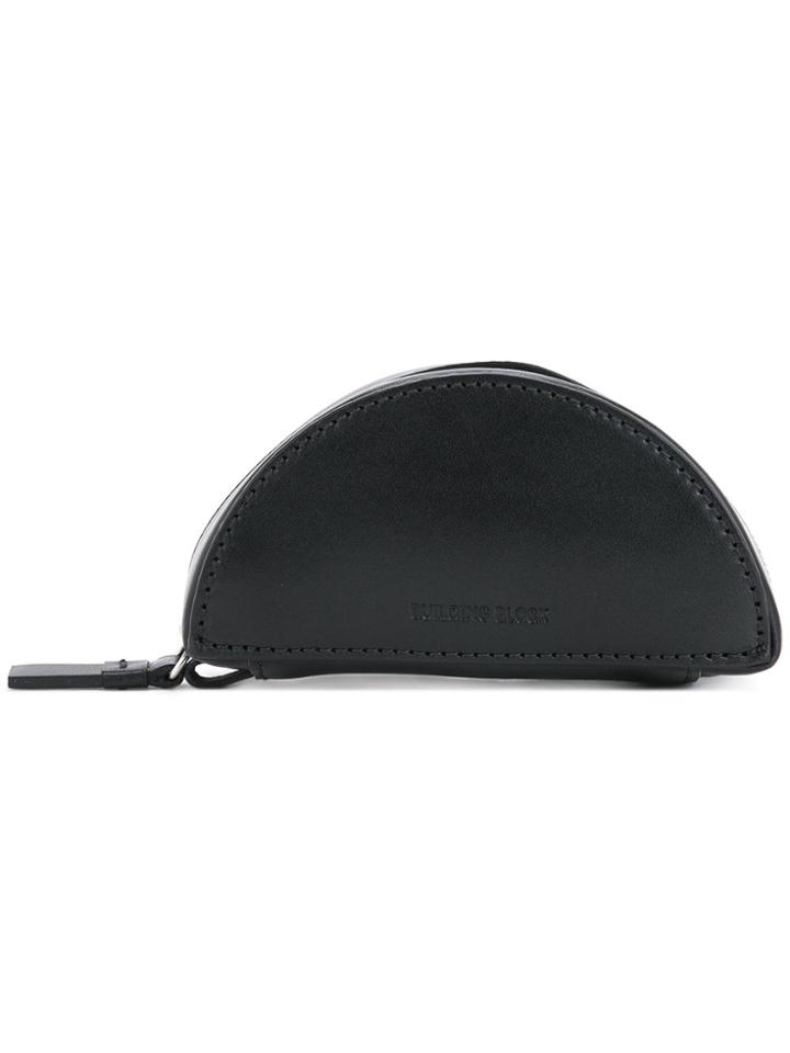 Building Block Crescent Pouch - Black