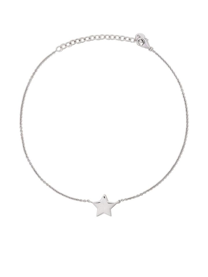 Alinka 18kt White Gold Stasia Anklet - Silver