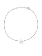 Alinka 18kt White Gold Stasia Anklet - Silver
