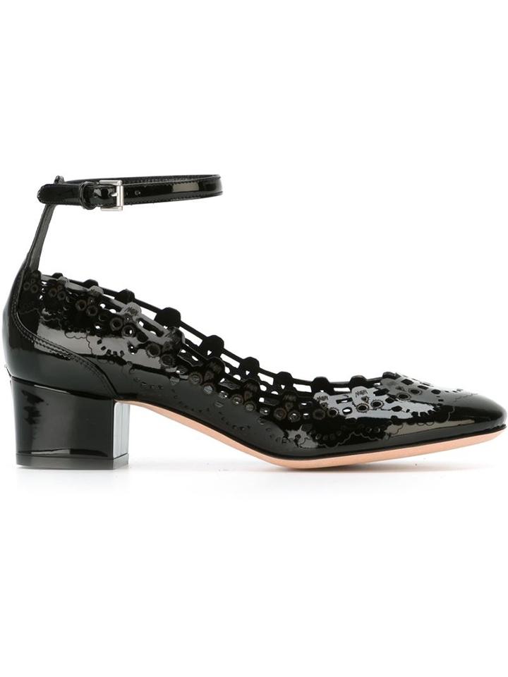 Alexander Mcqueen Skull Cut-out Pumps