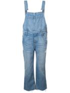 Grlfrnd Alek Denim Cropped Overalls - Blue
