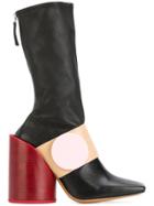 Jacquemus Button Strap Boots - Black