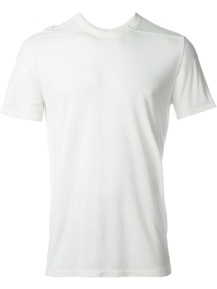Rick Owens Basic T-shirt, Men's, Size: M, Nude/neutrals, Silk/viscose