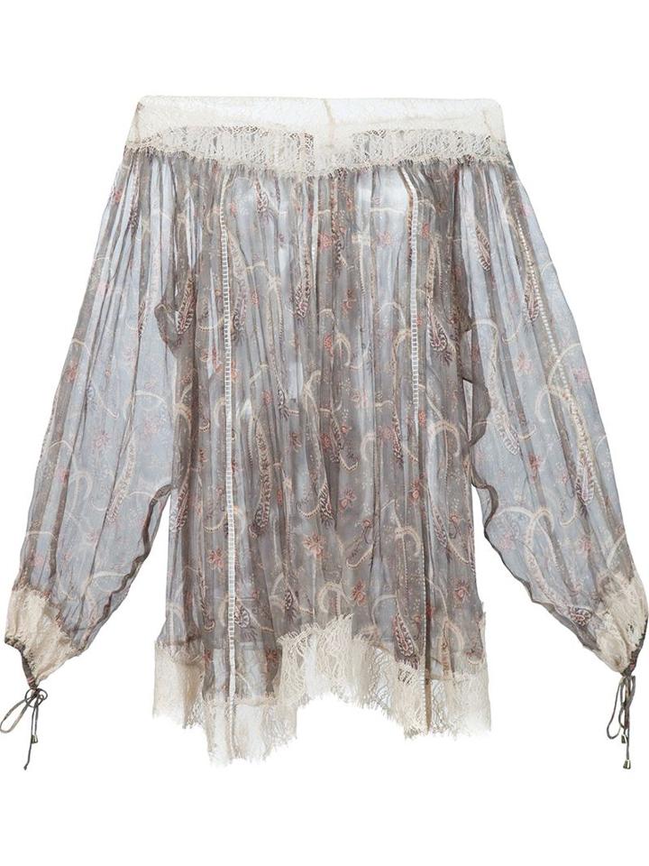 Zimmermann 'master Eyelash' Smock Top