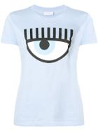 Chiara Ferragni Eye Crewneck T-shirt - Blue