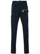Dsquared2 Zip Trousers - Blue