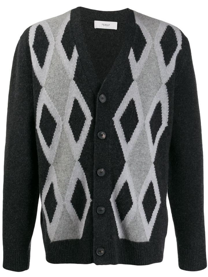 Pringle Of Scotland Argyle Cargigan - Grey