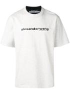 Alexander Wang Logo Double T-shirt - Grey