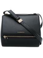 Givenchy 'pandora Box' Shoulder Bag, Women's, Black, Calf Leather/leather/suede