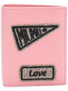 Miu Miu Patches Wallet - Pink