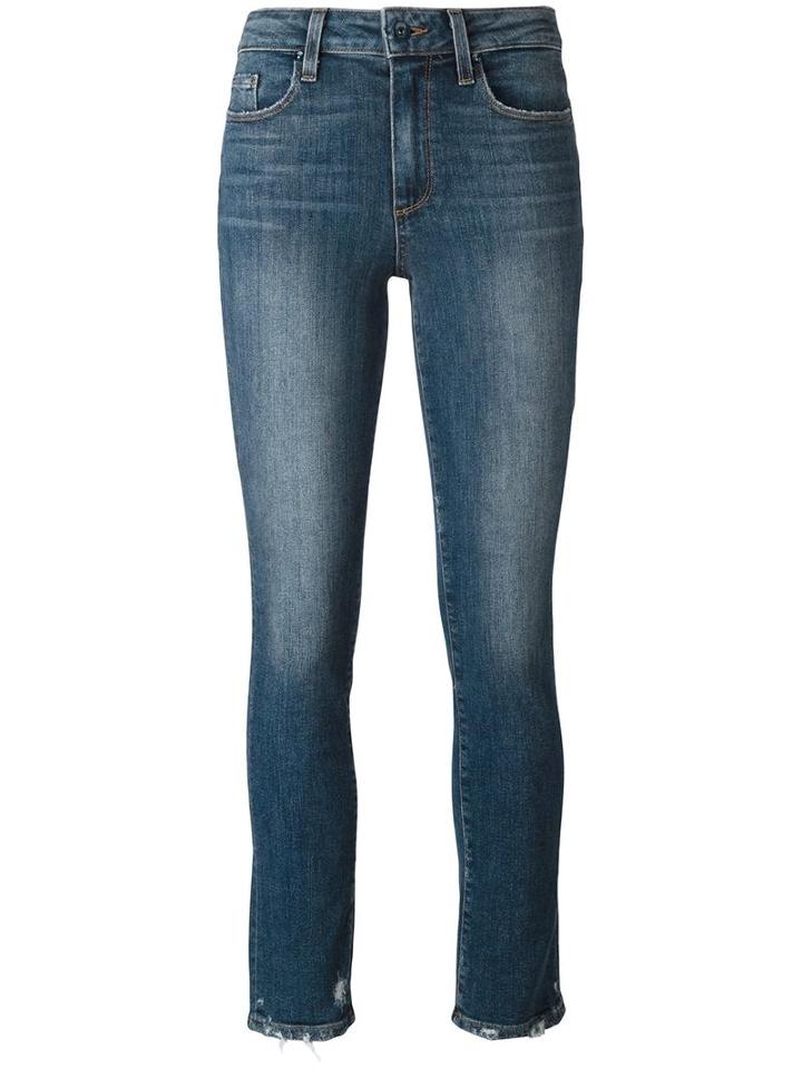 Paige 'julia' Skinny Jeans, Women's, Size: 25, Blue, Cotton/polyester/spandex/elastane