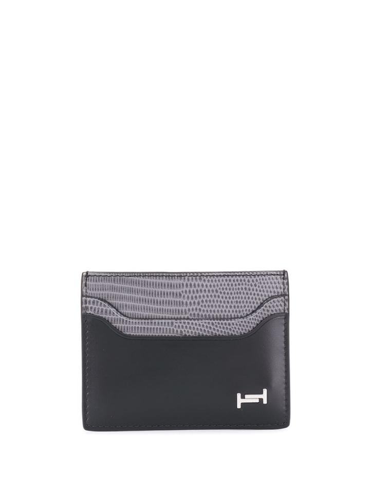 Tod's Logo Print Cardholder - Black