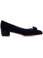 Salvatore Ferragamo Bow Detail Pumps - Blue
