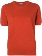N.peal Round Neck Knitted T-shirt - Yellow & Orange