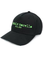 Frankie Morello Logo Embroidery Baseball Cap - Black