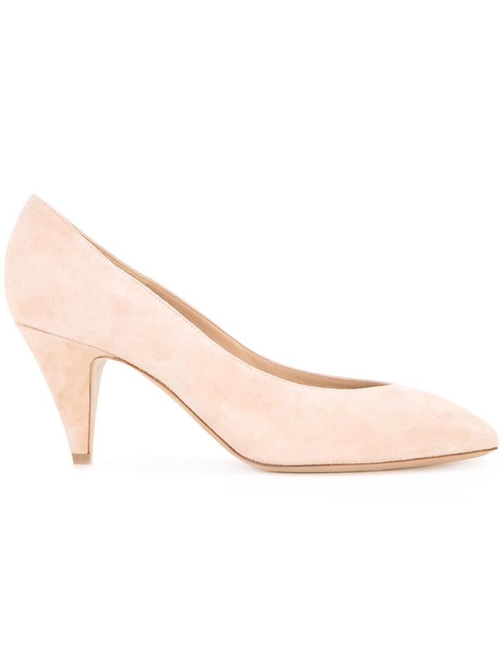 Mansur Gavriel Almond Toe Pumps - Nude & Neutrals