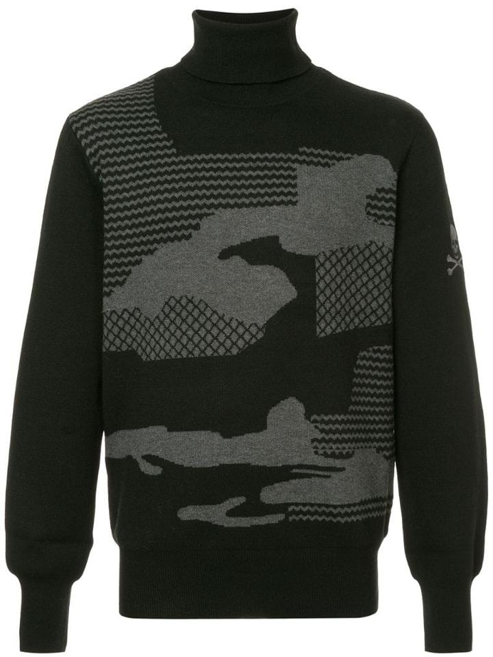 Loveless Camouflage Pattern Jumper - Black