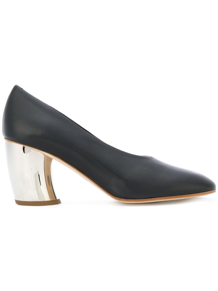 Proenza Schouler Round Toe Mid Heel - Black
