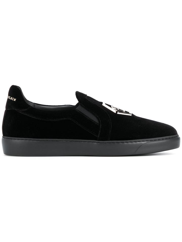 Philipp Plein Slip-on Sneakers - Black
